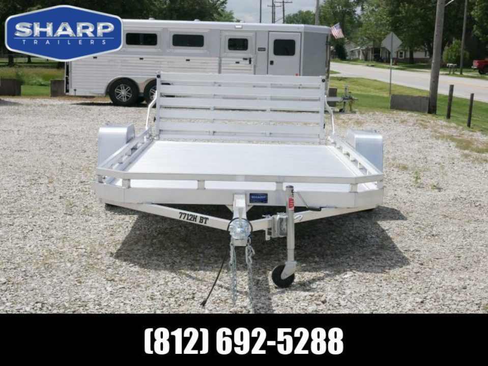 New 2027 Aluma 7712H-BT Utility Trailer