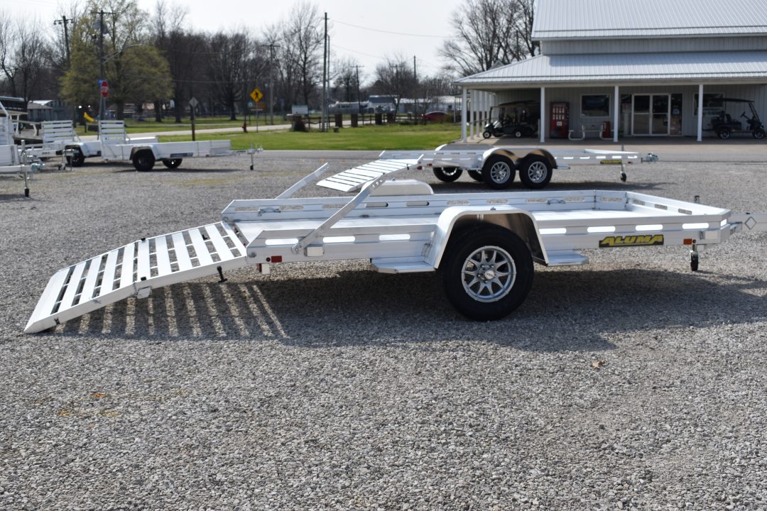 New 2027 Aluma 7712H-BT Utility Trailer