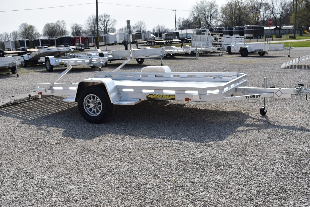 New 2027 Aluma 7712H-BT Utility Trailer