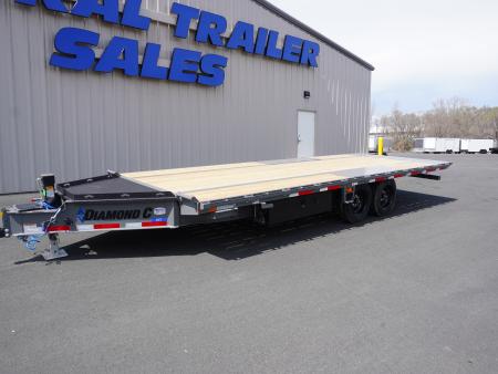 New 2026 Diamond C Trailers DET207 24ft Deckover Tilt