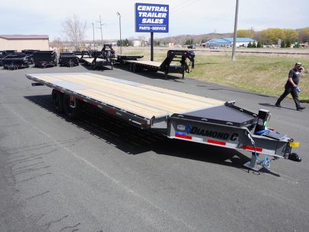 New 2026 Diamond C Trailers DET207 22ft Deckover Tilt Trailer