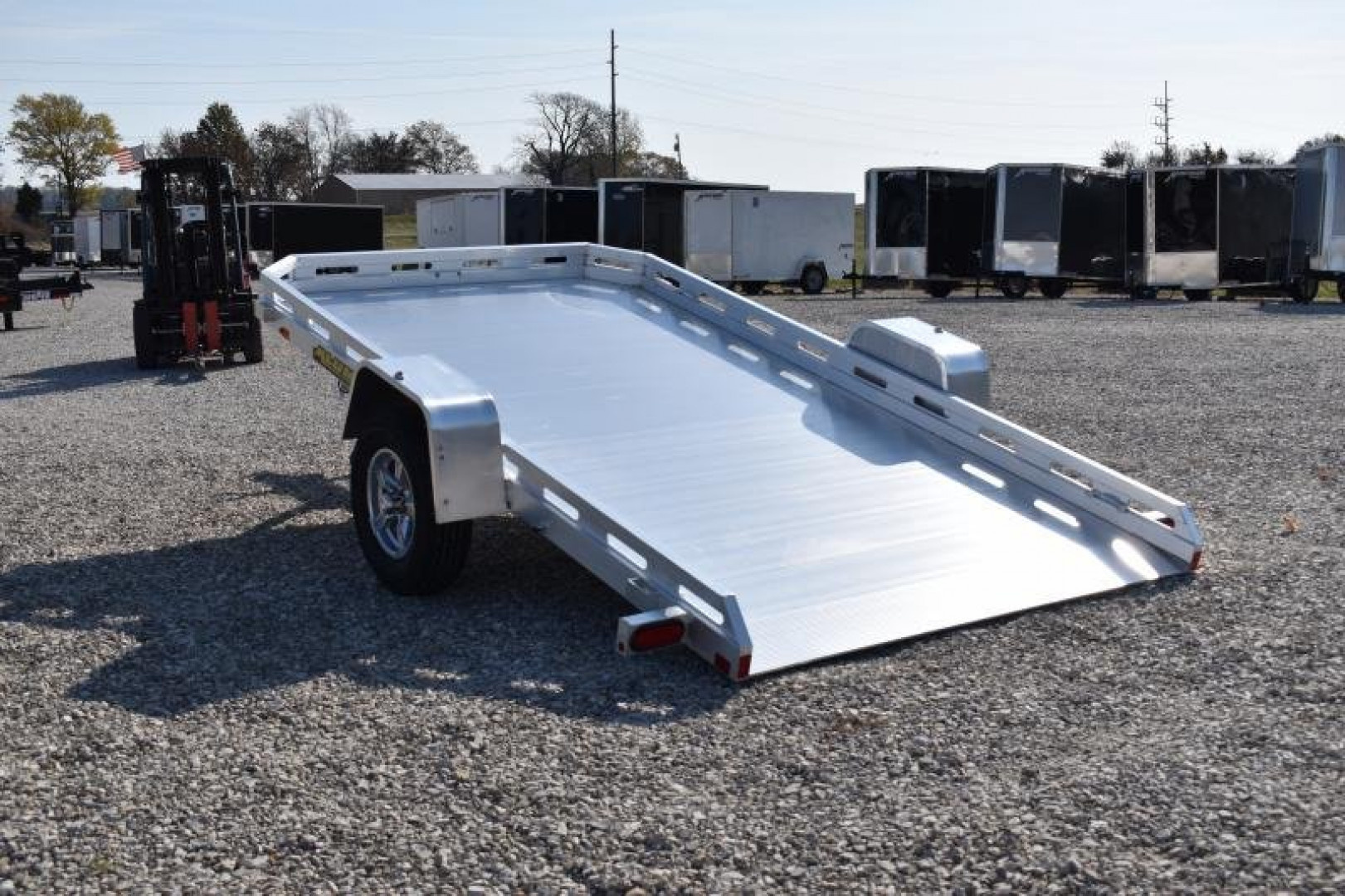 New 2027 Aluma 7712H-TILT Utility Trailer