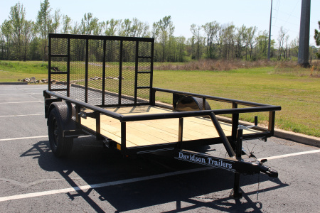 New 2026 Davidson 77X10 PIPE TOP W/4' GATE Utility Trailer