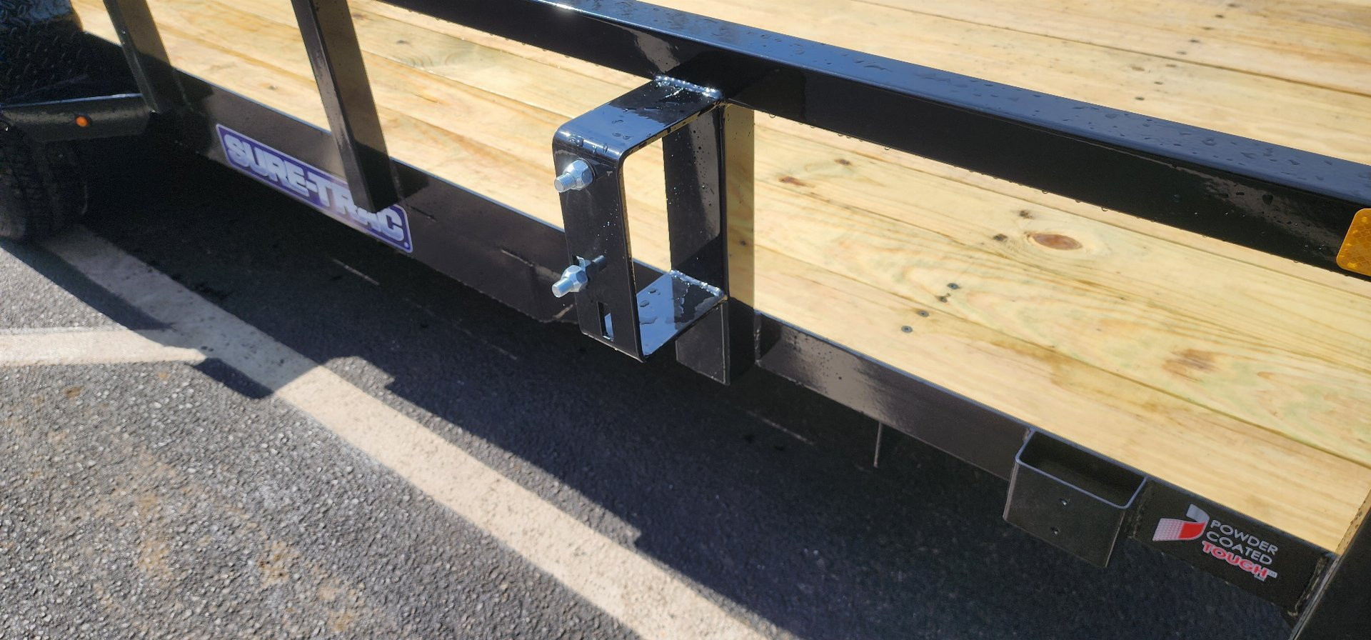New 7 x 16 Sure-Trac Tube Top Utility Trailer 7k