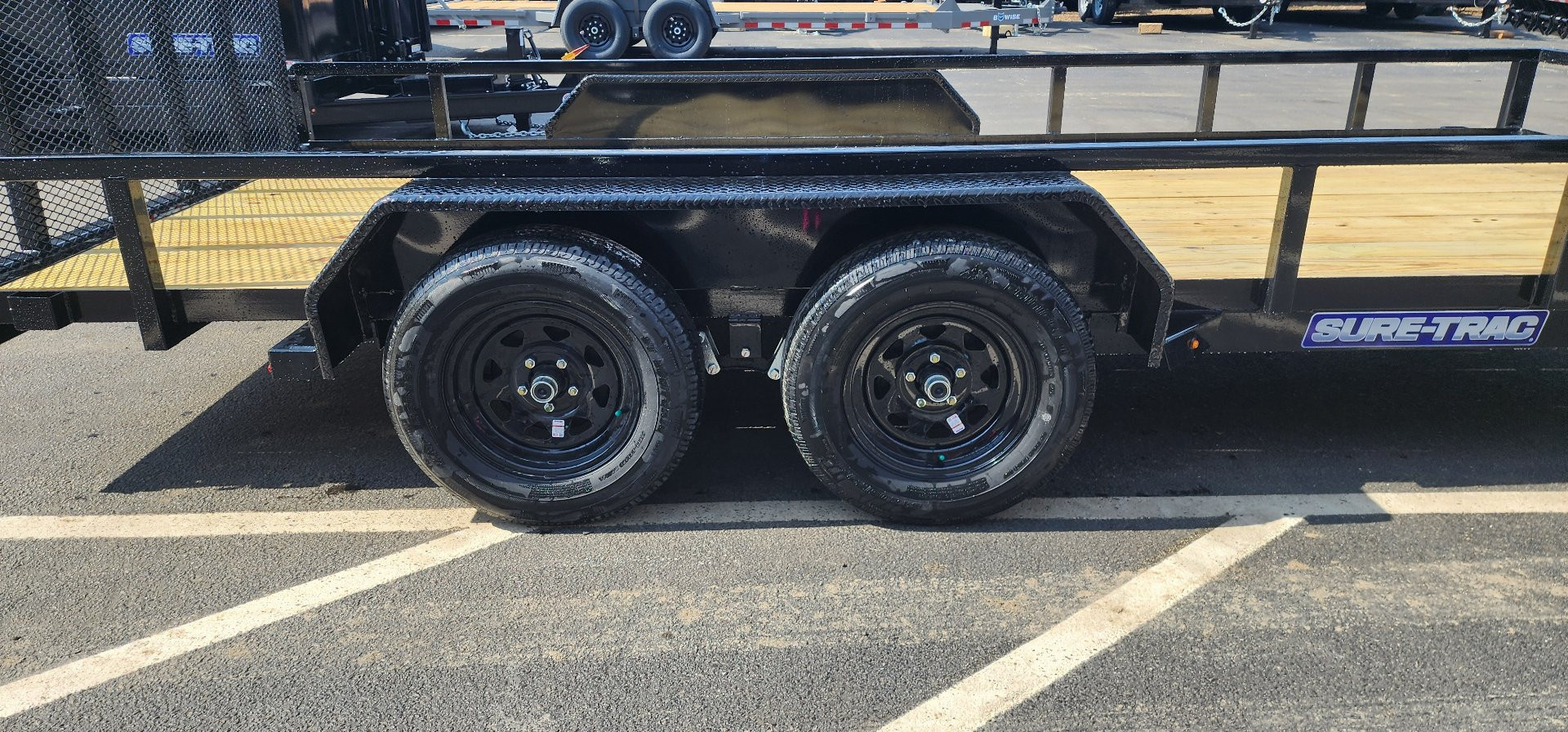 New 7 x 16 Sure-Trac Tube Top Utility Trailer 7k