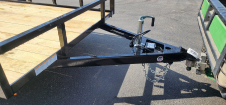 New 7 x 16 Sure-Trac Tube Top Utility Trailer 7k