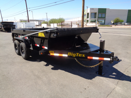 New 2026 Big Tex Trailers * 14TD-14 * 14Ft Heavy Duty Telescopic 15.4k Dump Trailer w/ X-Series Package