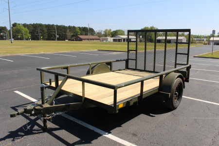New 2026 Davidson Trailers 77X10 PIPE TOP W/4' GATE Utility Trailer