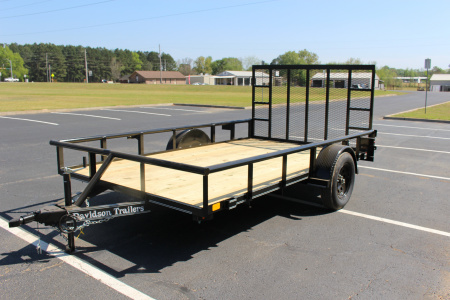 New 2026 Davidson 83X12 PIPE TOP W/4' GATE Utility Trailer