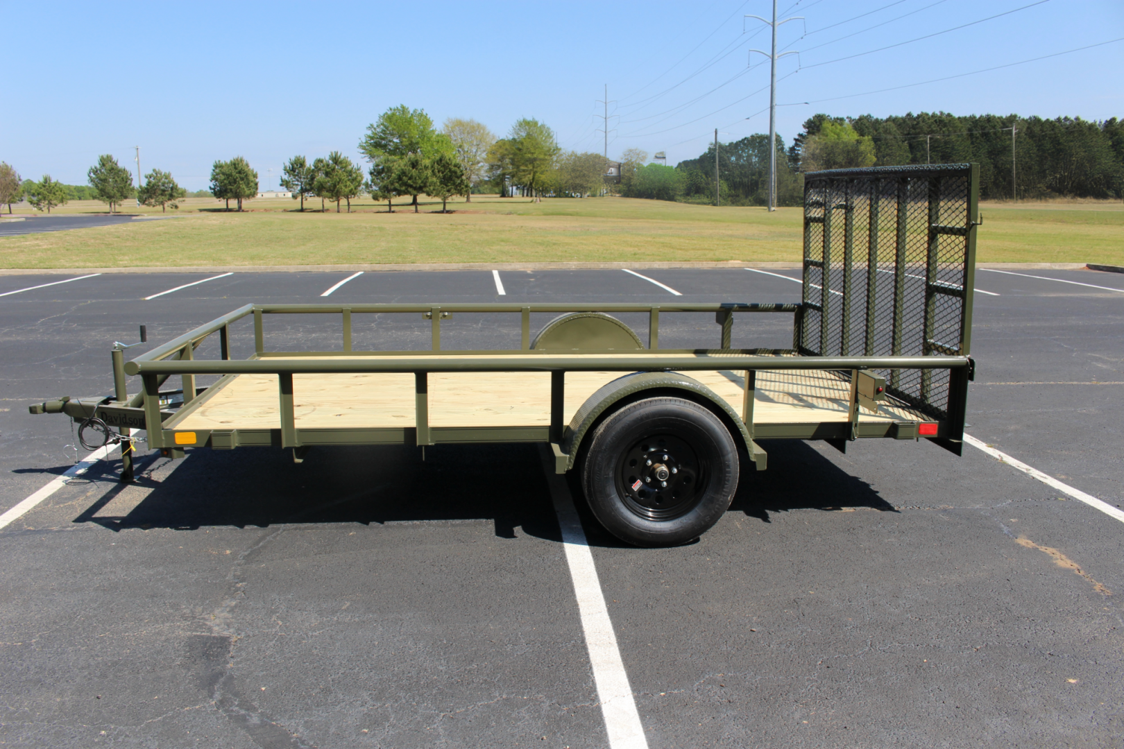New 2026 Davidson 83X12 PIPE TOP W/4' GATE Utility Trailer