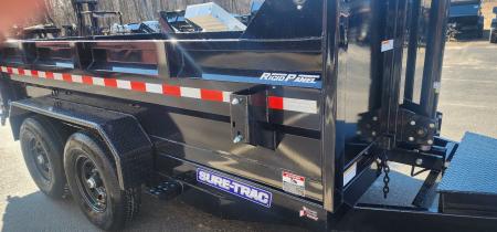 New 7 x 12 Sure-Trac Low-Pro Telescopic Dump Trailer 12k