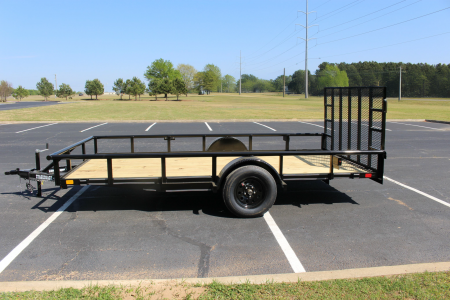 New 2026 Davidson Trailers 83X14 PIPE TOP W/4' GATE Utility Trailer