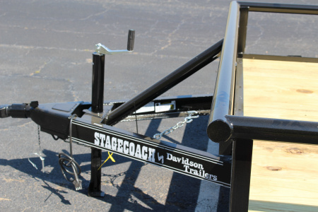 New 2026 Davidson Trailers 83X14 PIPE TOP W/4' GATE Utility Trailer