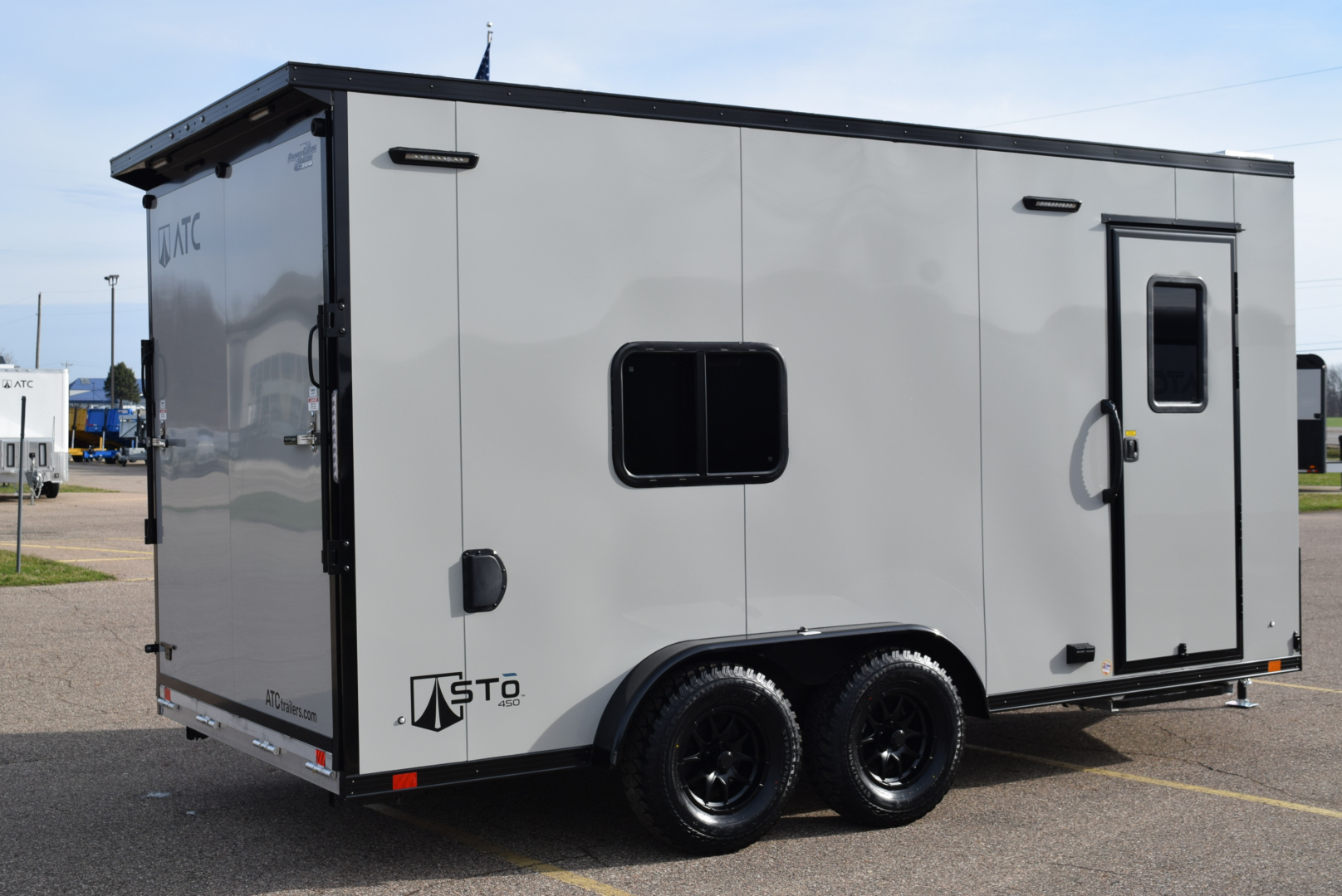 New ATC 7.5x16 STO 450 ALUMINUM CARGO TRAILER w/ ADVENTURE PACKAGE