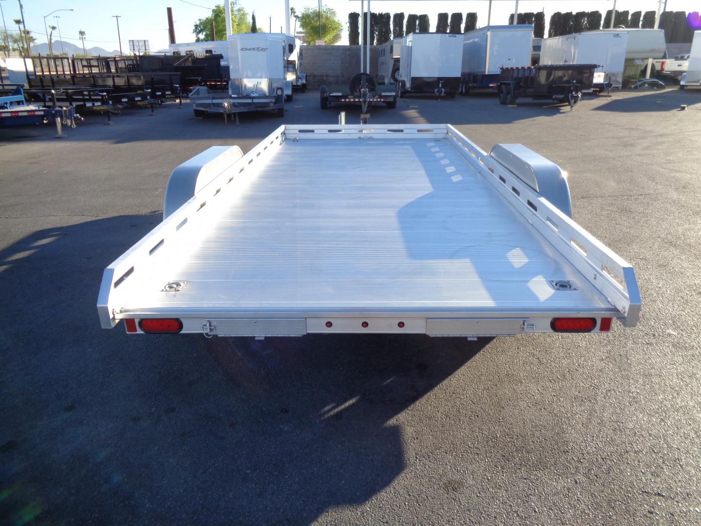 New 2027 Aluma * 8016--TA-R * 16Ft Tandem Axle 8.5K Aluminum Car Hauler