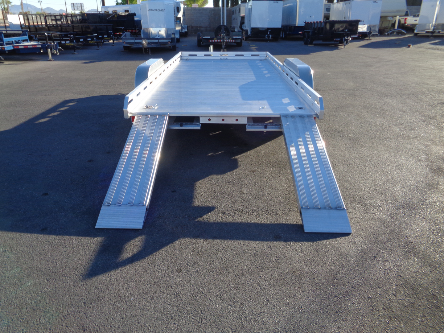 New 2027 Aluma * 8016--TA-R * 16Ft Tandem Axle 8.5K Aluminum Car Hauler