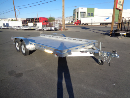 New 2027 Aluma * 8016--TA-R * 16Ft Tandem Axle 8.5K Aluminum Car Hauler