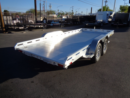 New 2027 Aluma * 8016--TA-R * 16Ft Tandem Axle 8.5K Aluminum Car Hauler