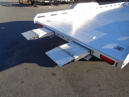 New 2027 Aluma * 8016--TA-R * 16Ft Tandem Axle 8.5K Aluminum Car Hauler