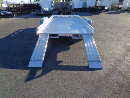 New 2027 Aluma * 8016--TA-R * 16Ft Tandem Axle 8.5K Aluminum Car Hauler
