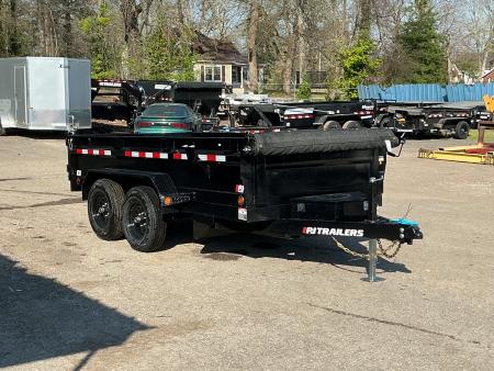 New 2026 PJ Trailers 72" x 12' Tandem Axle Dump (D3) 10K GVWR Dump Trailer