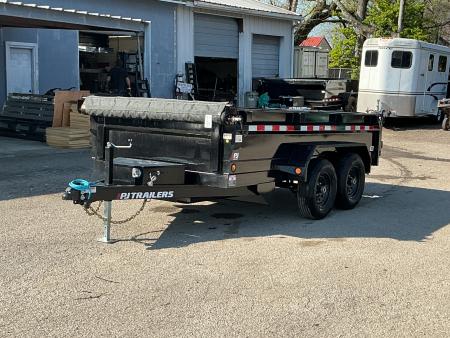 New 2026 PJ Trailers 72" x 12' Tandem Axle Dump (D3) 10K GVWR Dump Trailer
