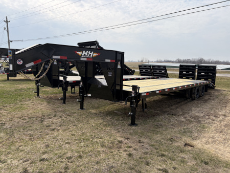 New 2026 H&H Trailers 25+5 Gooseneck Deckover