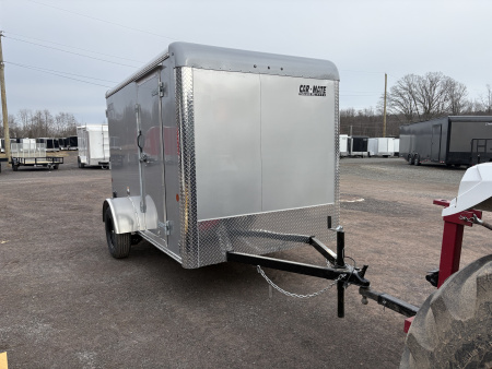 New 2026 CAR MATE TRAILERS 6x10 6'0 Interior Height Cargo / Enclosed Trailer with Ramp Door