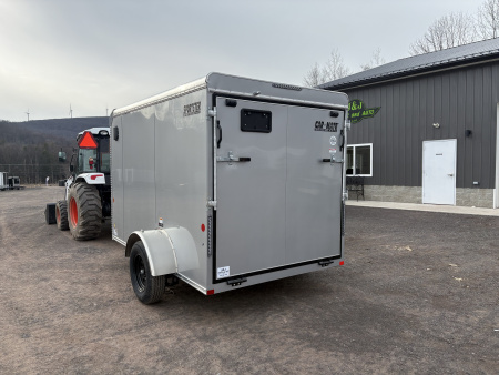 New 2026 CAR MATE TRAILERS 6x10 6'0 Interior Height Cargo / Enclosed Trailer with Ramp Door