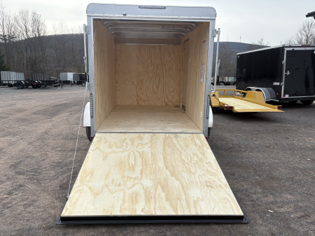 New 2026 CAR MATE TRAILERS 6x10 6'0 Interior Height Cargo / Enclosed Trailer with Ramp Door