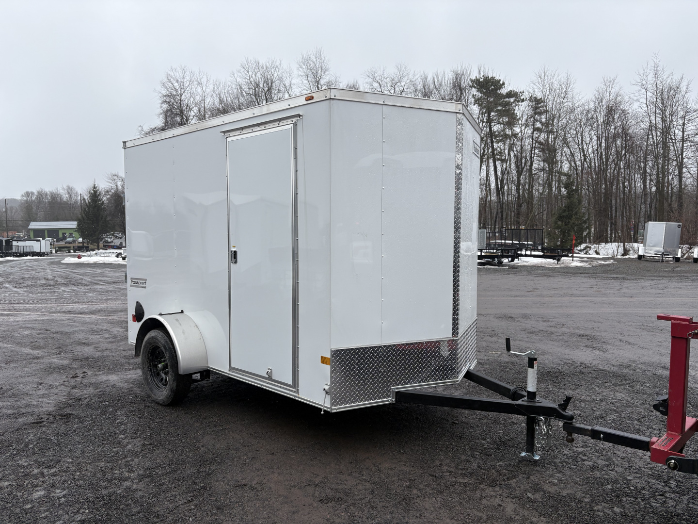 New 2026 Haulmark 6x10 6'6" Interior Passport Deluxe Cargo / Enclosed Trailer with Ramp Door