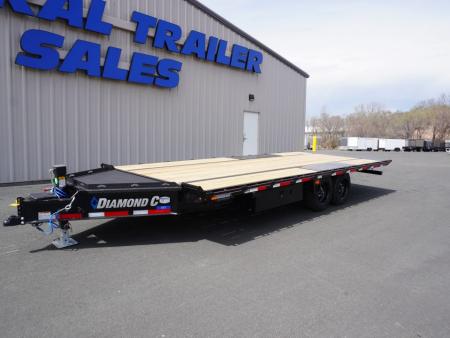 New 2026 Diamond C Trailers DET207 22ft Deckover Tilt