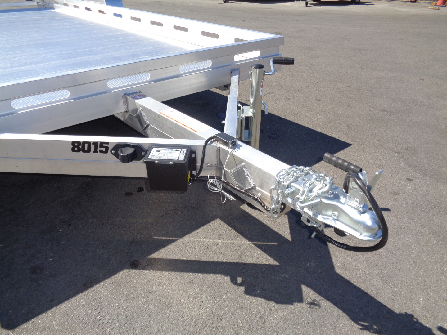 New 2027 Aluma * 8015-TG * 15Ft Single Axle ATV Trailer w/ Tailgate