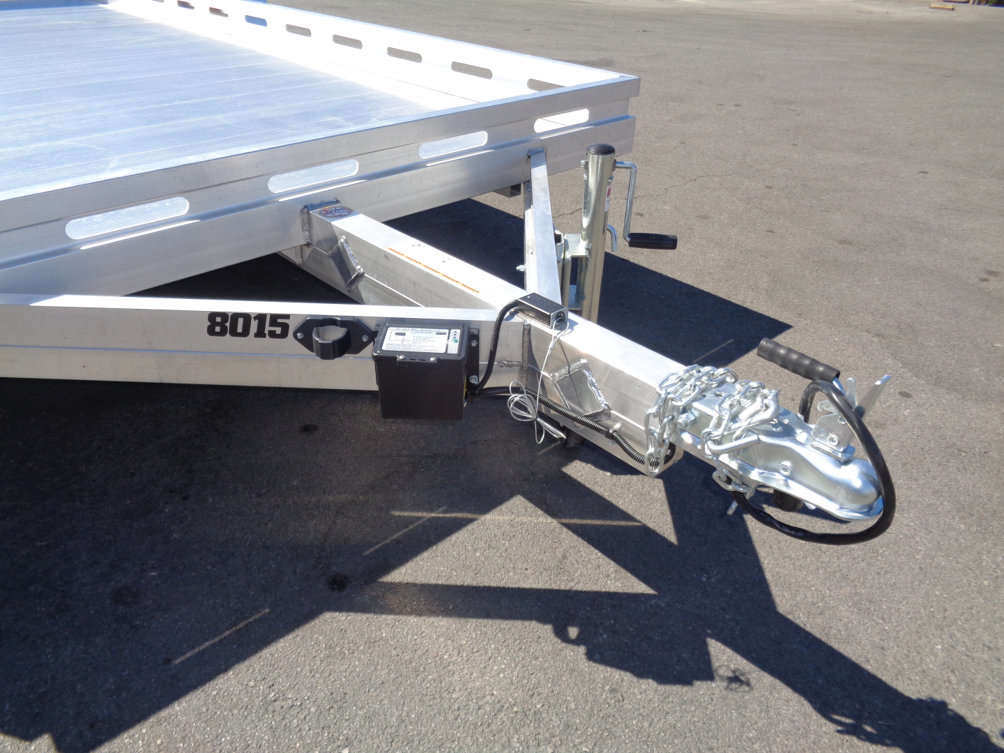 New 2027 Aluma * 8015-TG * 15Ft Single Axle ATV Trailer w/ Tailgate