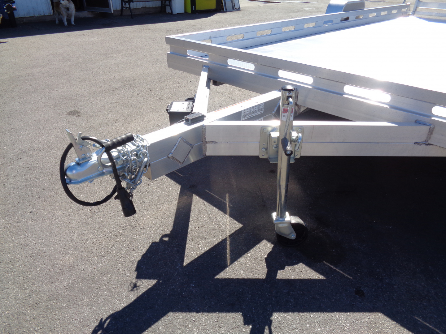 New 2027 Aluma * 8015-TG * 15Ft Single Axle ATV Trailer w/ Tailgate