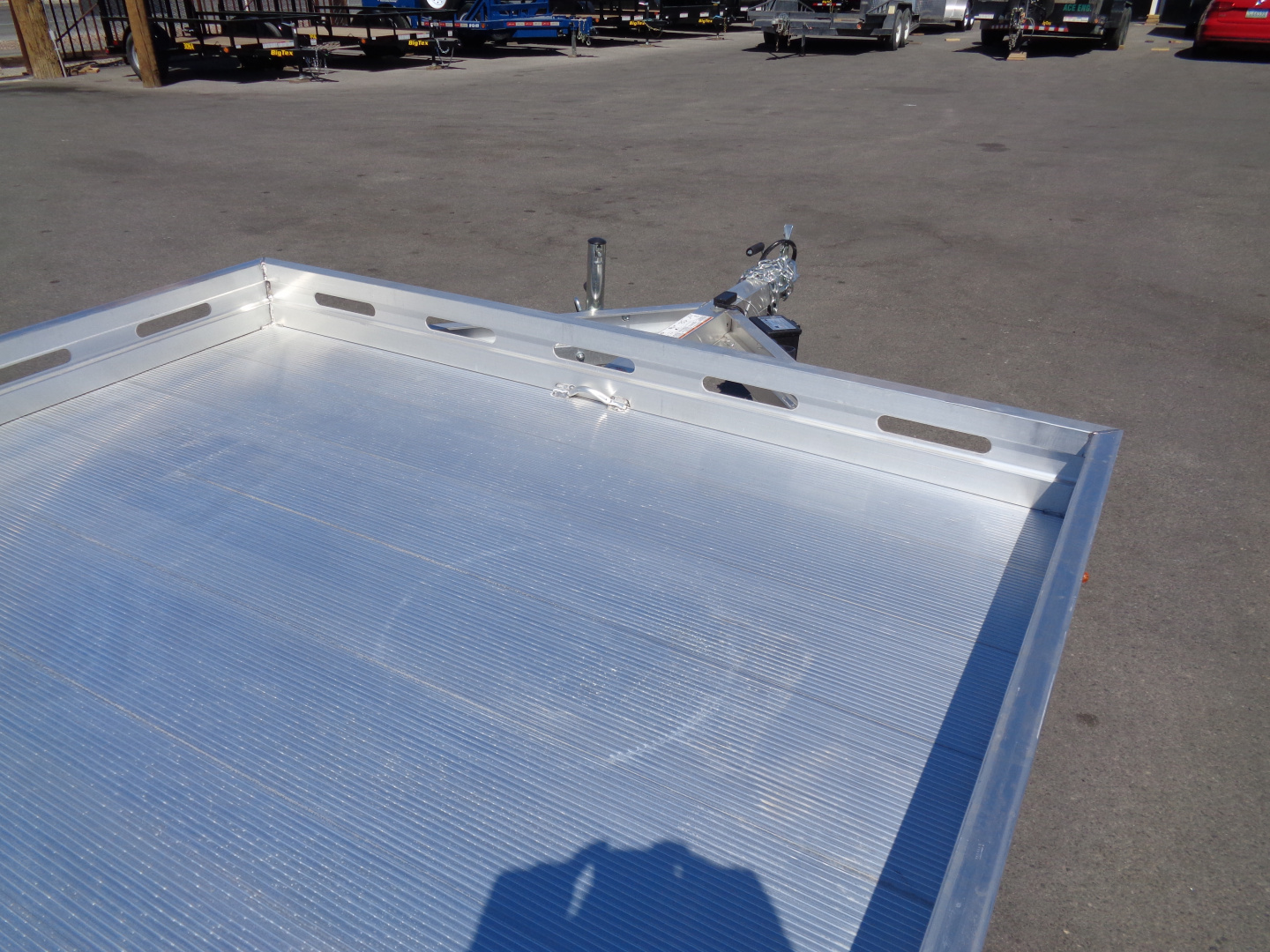 New 2027 Aluma * 8015-TG * 15Ft Single Axle ATV Trailer w/ Tailgate