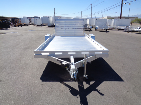 New 2027 Aluma * 8015-TG * 15Ft Single Axle ATV Trailer w/ Tailgate