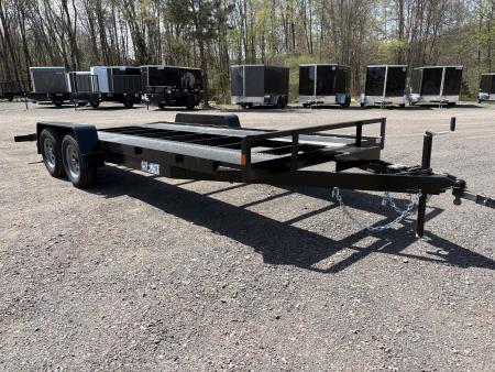 New 2026 CAR MATE TRAILERS 18' 7K Steel Runner Open Car / Racing Trailer