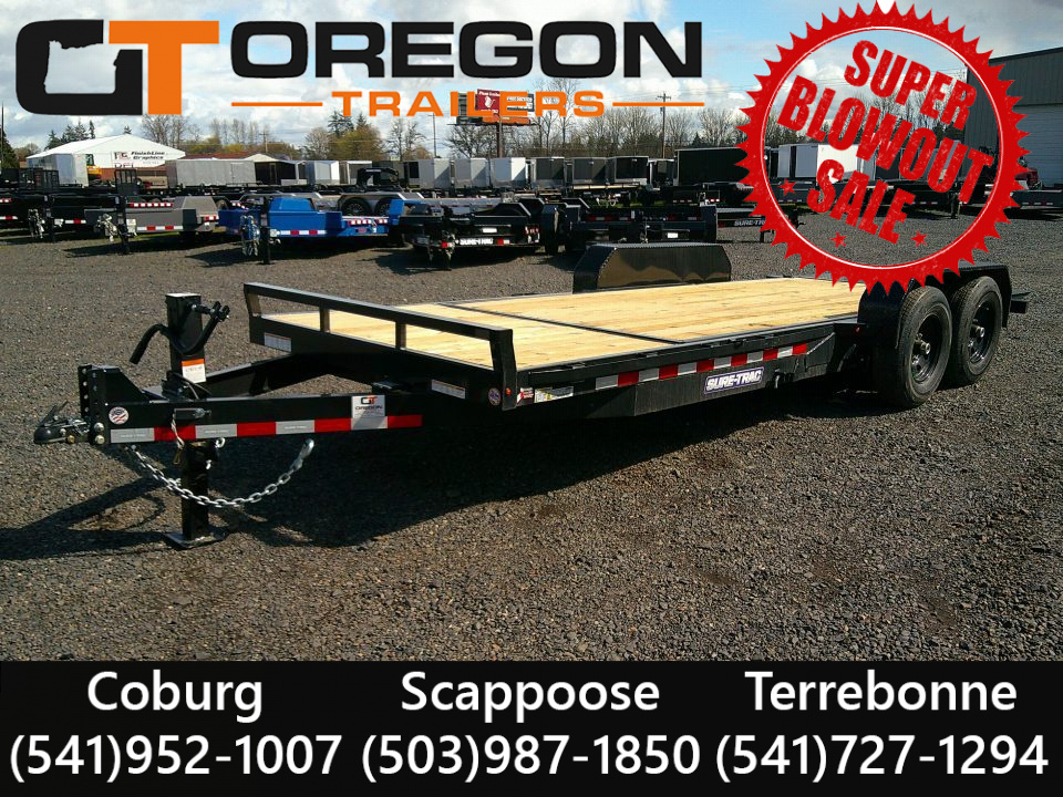 New 2026 Sure-Trac 7x16+4 14k Tilt Trailer