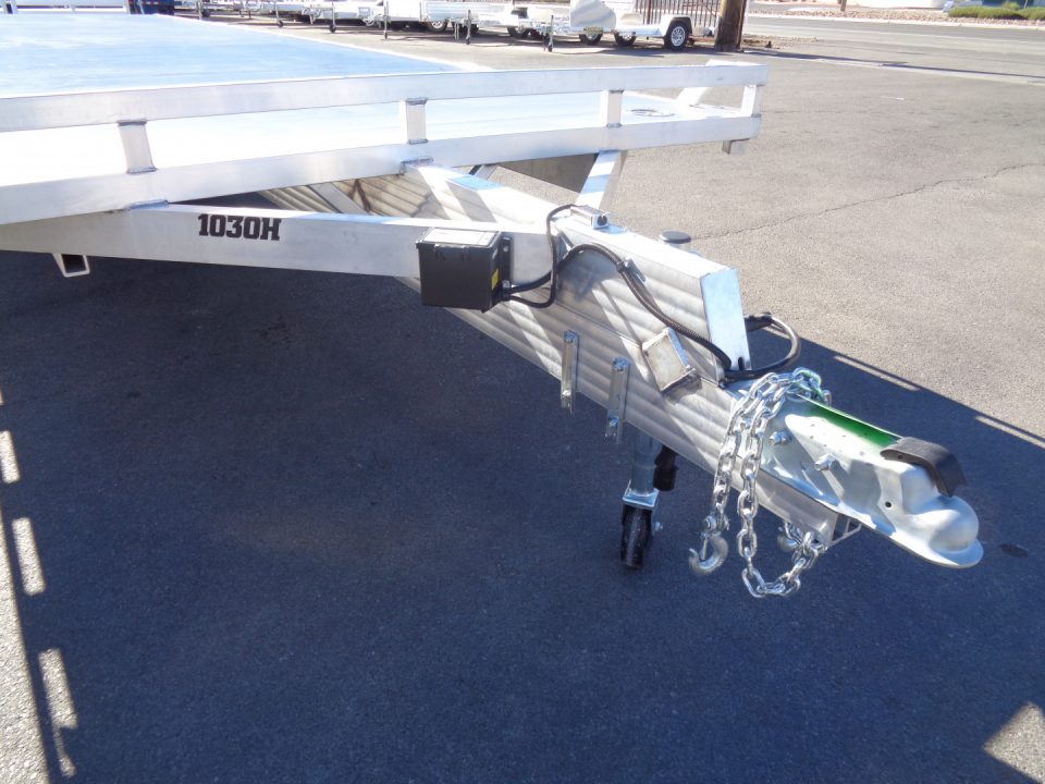 New 2026 Aluma * 1030H * 30Ft Tandem Axle Deck Over 10k Aluminum Utility Trailer