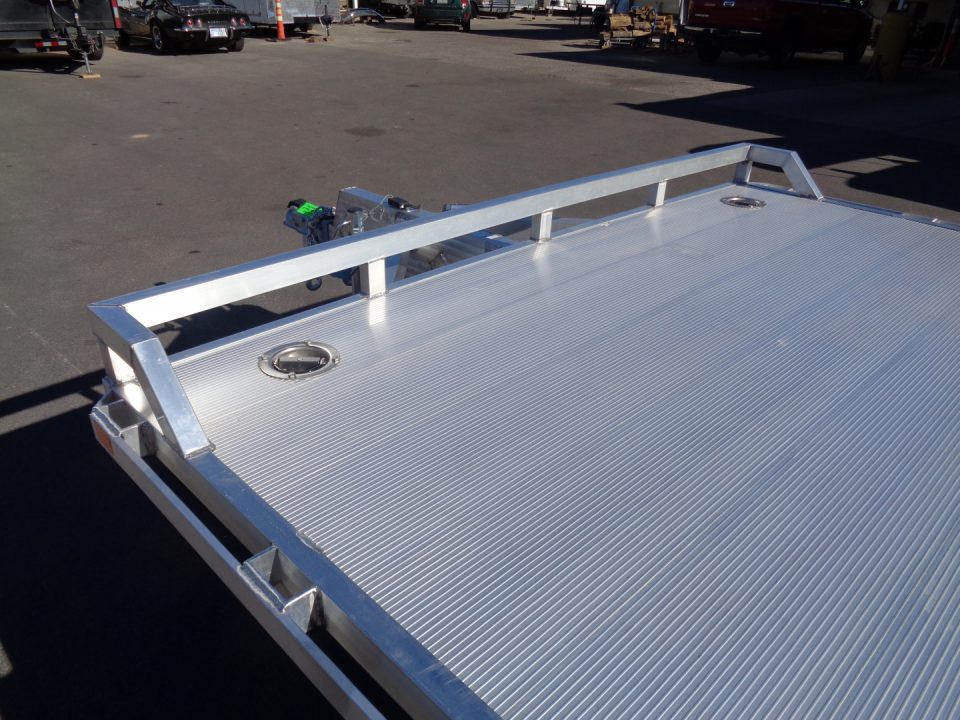 New 2026 Aluma * 1030H * 30Ft Tandem Axle Deck Over 10k Aluminum Utility Trailer