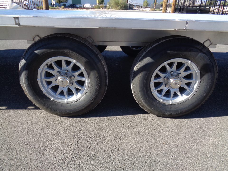 New 2026 Aluma * 1030H * 30Ft Tandem Axle Deck Over 10k Aluminum Utility Trailer