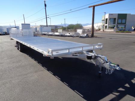 New 2026 Aluma * 1030H * 30Ft Tandem Axle Deck Over 10k Aluminum Utility Trailer