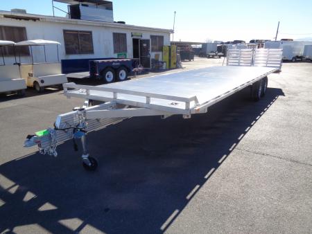 New 2026 Aluma * 1030H * 30Ft Tandem Axle Deck Over 10k Aluminum Utility Trailer