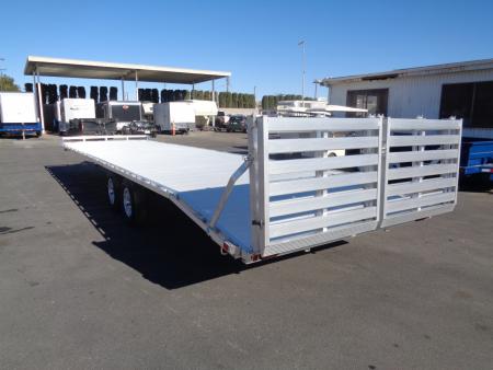 New 2026 Aluma * 1030H * 30Ft Tandem Axle Deck Over 10k Aluminum Utility Trailer