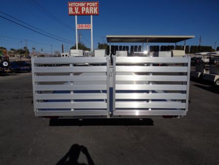 New 2026 Aluma * 1030H * 30Ft Tandem Axle Deck Over 10k Aluminum Utility Trailer