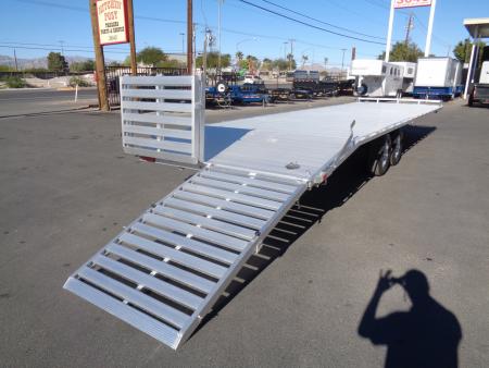 New 2026 Aluma * 1030H * 30Ft Tandem Axle Deck Over 10k Aluminum Utility Trailer