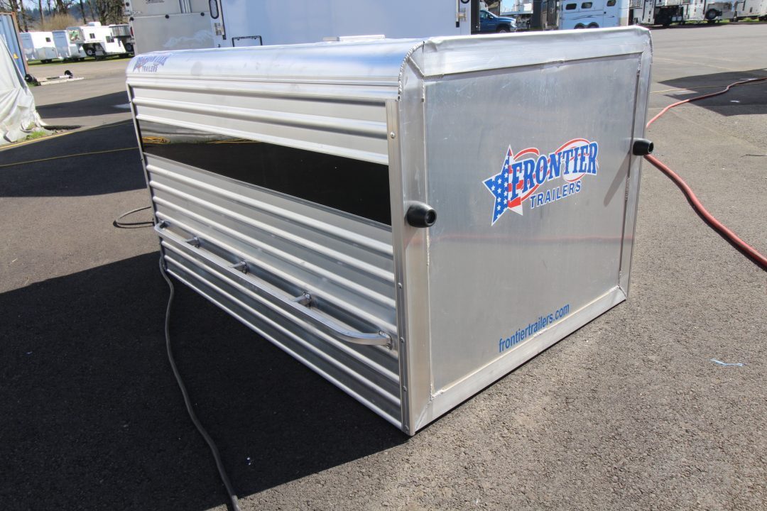 New 2026 Frontier Livestock Truck Topper - Double Door - Two Compartments - Truck Box (Livestock and Dog)