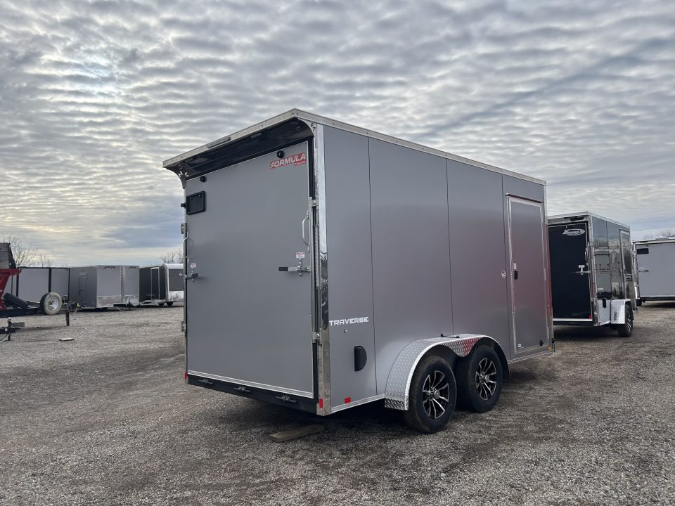 New 2026 Formula Trailers 7 X 14 FT TRAVERSE ENCLOSED CARGO TRAILER RAMP DOOR 7 FT INT HT