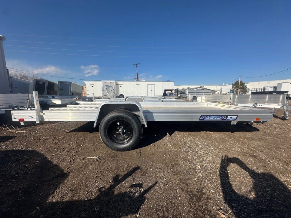 New 2027 Aluma 7814ESA Utility Trailer